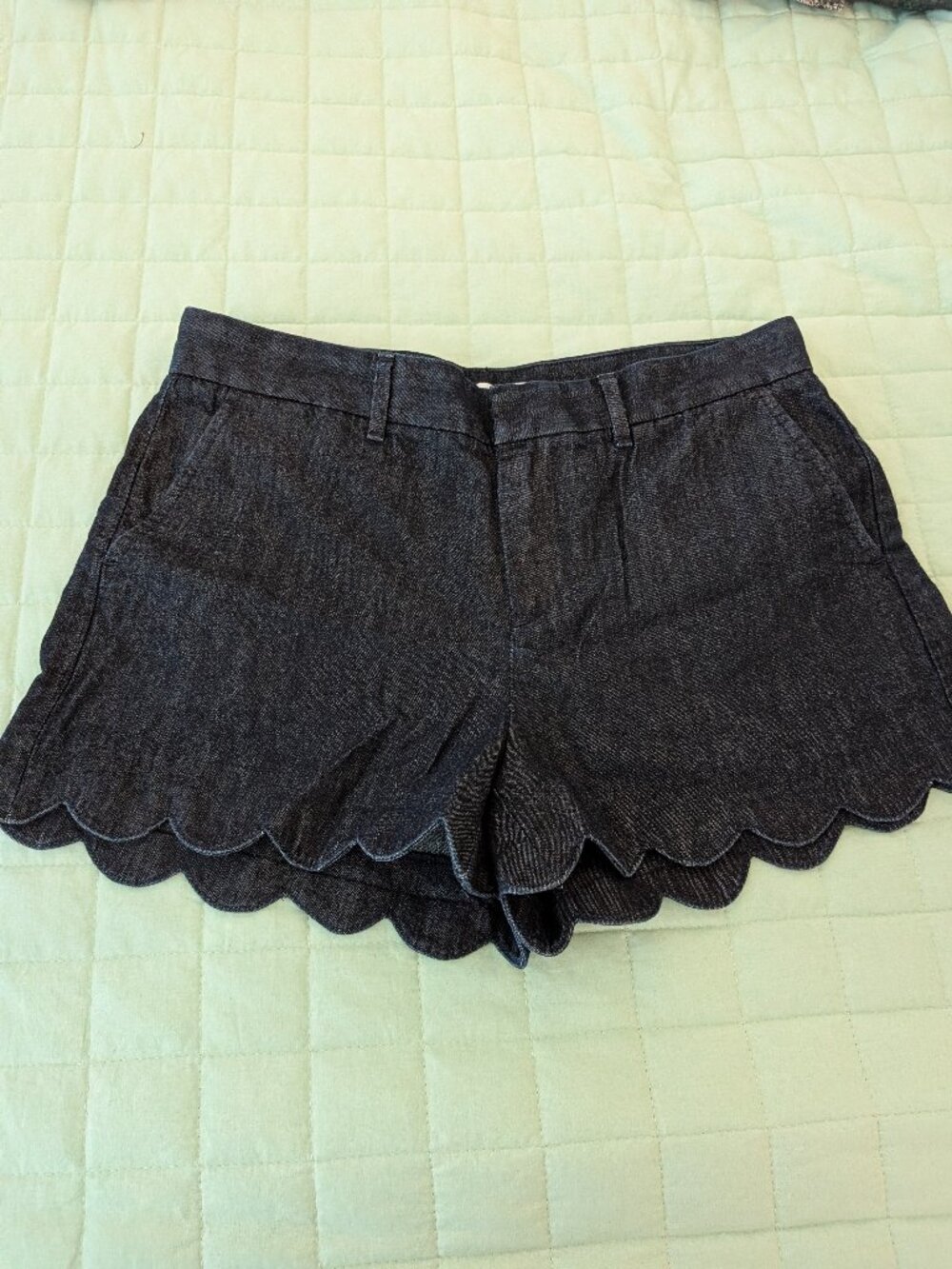 NWOT Loft Scalloped Shorts Size 27/4